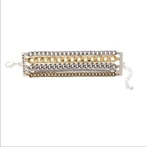 Jenny Bird Austin Cuff Mixed Metal Bracelet
